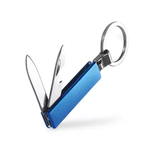 Chaveiro Canivete 2 Funções Personalizado | Dimensões (L x A x P): 5.5 x 13.0 x 0.7 | Peso = 42 g