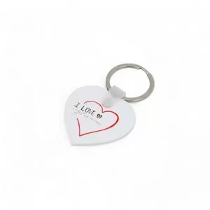 Chaveiro de Acrílico Personalizado | Dimensões (L x A x P): 4.5 x 7.6 x 3.0 | Peso = 8 g