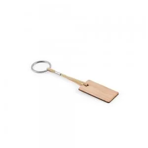 Chaveiro de Bambu Personalizado | Dimensões (L x A x P): 3.0 x 5.5 x 0.0 | Peso = 5 g