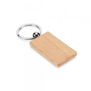 Chaveiro de Madeira Personalizado | Dimensões (L x A x P): 2.8 x 5.0 x 0.0 | Peso = 15 g