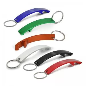 Chaveiro de Metal Abridor de Garrafas Personalizado | Dimensões (L x A x P): 1.5 x 8.0 x 0.4 | Peso = 11 g