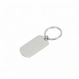 Chaveiro de Metal Personalizado | Dimensões (L x A x P): 2.8 x 8.0 x 0.2 | Peso = 16 g
