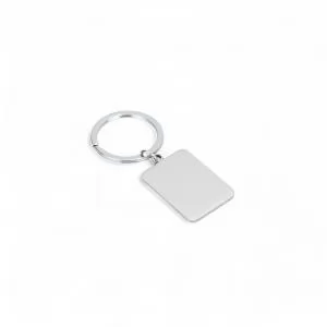 Chaveiro de Metal Personalizado | Dimensões (L x A x P): 3.0 x 2.8 x 0.2 | Peso = 16 g