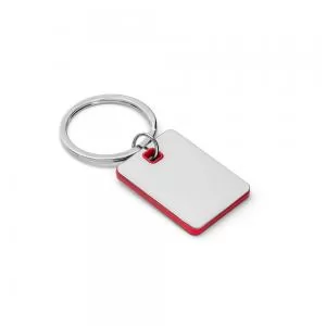 Chaveiro de Metal Personalizado | Dimensões (L x A x P): 4.0 x 2.9 x 0.4 | Peso = 18 g