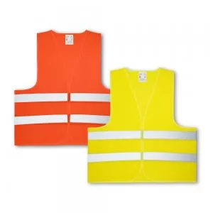 Colete Refletivo  Personalizado | Dimensões (L x A x P): 67.0 x 70.0 x 67.0 | Peso = 125 g
