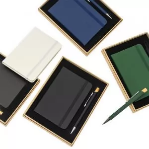 Conjunto Escritório com 2 Peças Personalizado | Dimensões (L x A x P): 14.5 x 19.0 x 2.2 | Peso = 215 g