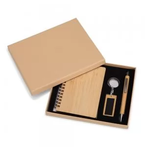 Conjunto Escritório com 3 Peças Personalizado | Dimensões (L x A x P): 16.9 x 20.5 x 2.2 | Peso = 265 g
