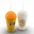 Copo com canudo In mold label Personalizado