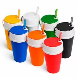 Copo com Tampa Porta Snack Personalizado