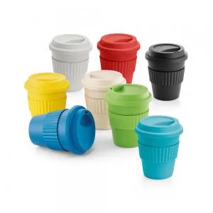 Copo Ecológico Personalizado | Dimensões (L x A x P): 9.5 x 11.4 x 9.5 | Peso = 112 g