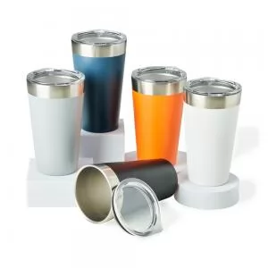 Copo Térmico Personalizado | Dimensões (L x A x P): 9.4 x 14.9 x 9.4 | Peso = 215 g