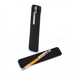 Embalagem Estojo Veludo para Caneta Personalizada | Dimensões (L x A x P): 3.9 x 17.0 x 0.4 | Peso = 5 g