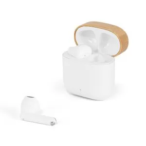 Fone de Ouvido Bluetooth Personalizado | Dimensões (L x A x P): 4.8 x 4.7 x 2.6 | Peso = 50 g