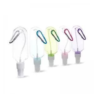 Frasco para Álcool em Gel 100ml Personalizado | Dimensões (L x A x P): 4.6 x 14.5 x 3.3 | Peso = 16 g