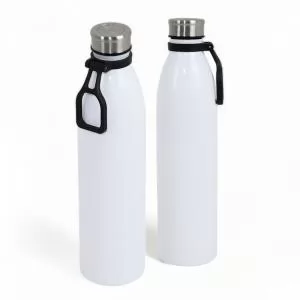 Garrafa de Inox Personalizada | Dimensões (L x A x P): 7.8 x 30.5 x 7.8 | Peso = 215 g