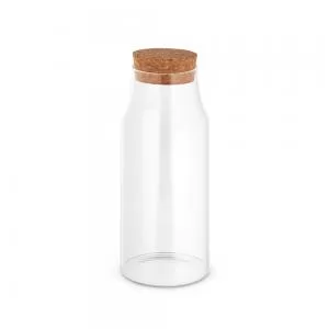 Garrafa de Vidro Personalizada | Dimensões (L x A x P): 8.0 x 20.5 x 8.0 | Peso = 245 g
