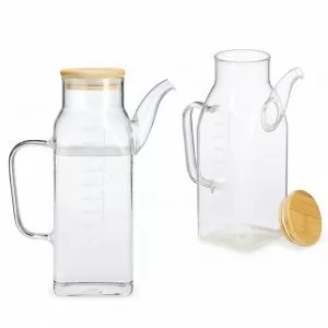 Jarra de Vidro Personalizada | Dimensões (L x A x P): 18.0 x 23.1 x 9.0 | Peso = 392 g