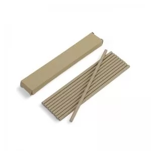 Kit Canudo em Papel Kraft Personalizado | Dimensões (L x A x P): 3.3 x 20.0 x 1.5 | Peso = 20 g