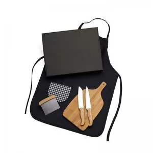 Kit Churrasco 5 peças Personalizado | Dimensões (L x A x P): 31.0 x 41.0 x 7.0 | Peso = 1100 g