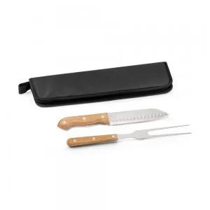Kit Churrasco com 2 peças Personalizado | Dimensões (L x A x P): 35.0 x 13.0 x 2.0 | Peso = 0 g