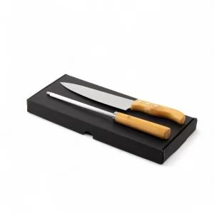 Kit Churrasco com 2 Peças Personalizado | Dimensões (L x A x P): 33.0 x 3.1 x 4.5 | Peso = 355 g