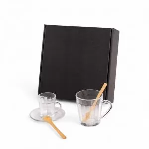 Kit para Café Personalizado | Dimensões (L x A x P): 23.5 x 9.3 x 23.0 | Peso = 560 g