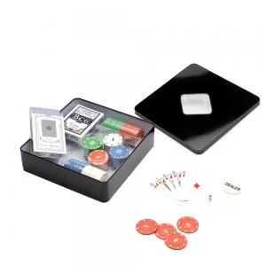 Kit Poker com 100 Fichas Personalizado