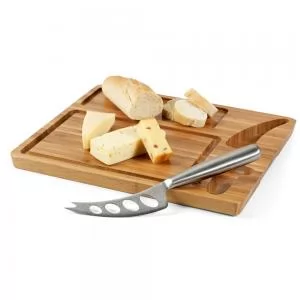 Kit Queijo 2 Peças Personalizado | Dimensões (L x A x P): 30.0 x 26.0 x 1.6 | Peso = 860 g