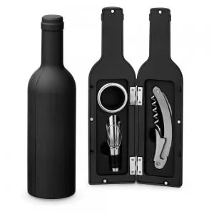 Kit Vinho 3 Peças Personalizado | Dimensões (L x A x P): 6.3 x 26.6 x 6.3 | Peso = 270 g