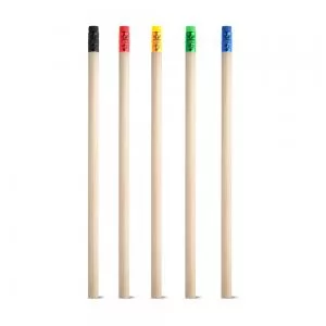 Lápis com Borracha Personalizado | Dimensões (L x A x P): 0.7 x 19.0 x 0.7 | Peso = 6 g