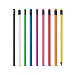 Lápis com Borracha Personalizado | Dimensões (L x A x P): 7.0 x 19.0 x 7.0 | Peso = 7 g
