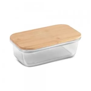 Marmita de Vidro Personalizada | Dimensões (L x A x P): 20.0 x 6.5 x 15.0 | Peso = 780 g