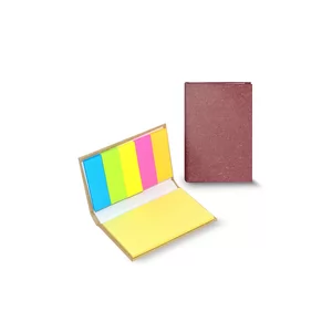 Mini Bloco de Anotações Ecológico Personalizado | Dimensões (L x A x P): 5.0 x 7.4 x 1.0 | Peso = 28 g