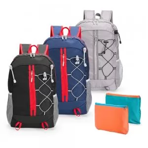 Mochila Dobrável Personalizada | Dimensões (L x A x P): 30.0 x 44.0 x 40.0 | Peso = 260 g