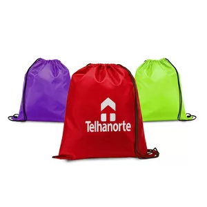 Mochila Saco em Nylon 210 Personalizada
