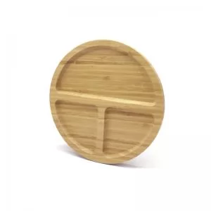 Petisqueira de Bambu Personalizado | Dimensões (L x A x P): 20.0 x 20.0 x 1.7 | Peso = 251 g