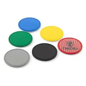 Porta Copo Personalizado | Dimensões (L x A x P): 8.8 x 0.4 x 8.8 | Peso = 20 g