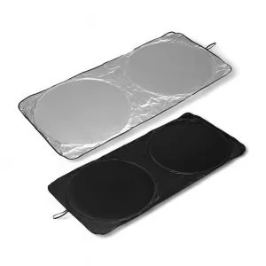 Quebra Sol Protetor de Para Brisa Personalizado | Dimensões (L x A x P): 14.9 x 7.0 x 0.2 | Peso = 115 g