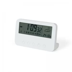 Relógio de Mesa Digital Personalizado | Dimensões (L x A x P): 8.1 x 13.6 x 3.9 | Peso = 125 g