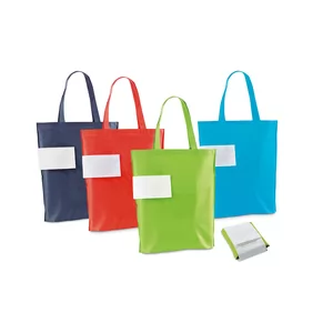 Sacola Dobrável Personalizado Non-woven 80 g | Dimensões (L x A x P): 36.0 x 41.0 x 8.0 | Peso = 28 g