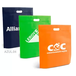 Sacola Em TNT Personalizado Non-woven | Dimensões (L x A x P): 35.5 x 38.5 x 0.0 | Peso = 26 g