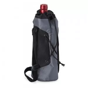 Sacola para Copo e Garrafa de Vinho Personalizada | Dimensões (L x A x P): 14.5 x 28.0 x 1.0 | Peso = 80 g