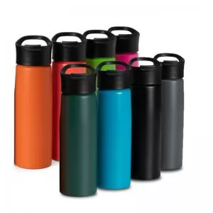 Squeeze de Metal  Personalizado | Dimensões (L x A x P): 8.3 x 24.5 x 7.2 | Peso = 131 g