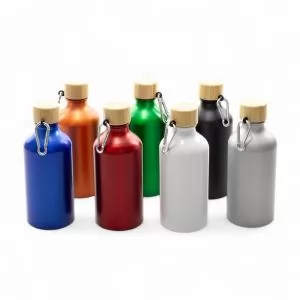 Squeeze de Metal Personalizado | Dimensões (L x A x P): 7.0 x 19.0 x 7.0 | Peso = 80 g