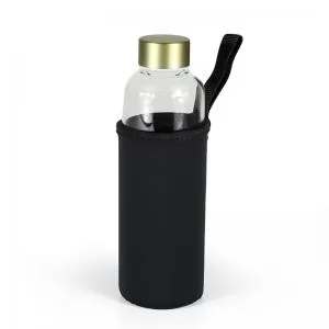 Squeeze de Vidro Personalizado | Dimensões (L x A x P): 7.5 x 22.8 x 7.5 | Peso = 340 g