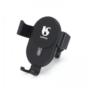 Suporte Veicular Wireless Personalizado | Dimensões (L x A x P): 9.5 x 10.0 x 5.0 | Peso = 70 g