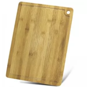 Tábua de Bambu Personalizada | Dimensões (L x A x P): 30.0 x 40.0 x 1.0 | Peso = 760 g